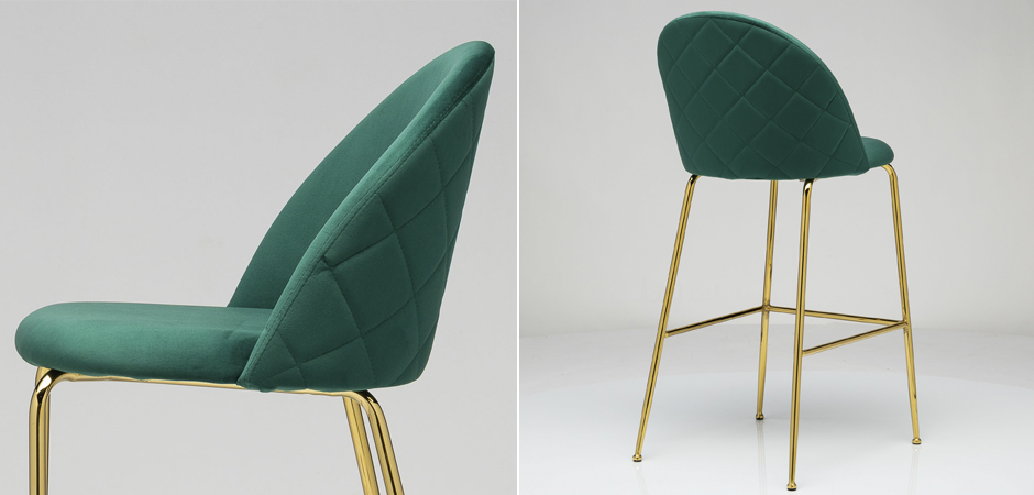 Барный стул Vendramin Bar Stool green - Loft-Concept в Омске