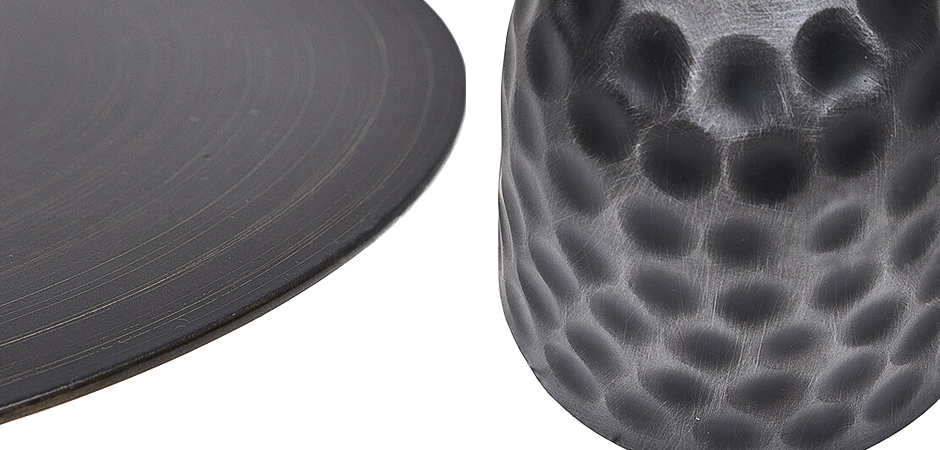 Приставной стол Cluster Surface Dark Nickel Side Table Приставной стол Cluster Surface Dark Nickel Side Table - Loft-Concept в Омске