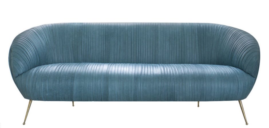 Софа Kelly Wearstler Souffle Settee Leather Софа Kelly Wearstler Souffle Settee Leather - Loft-Concept в Омске