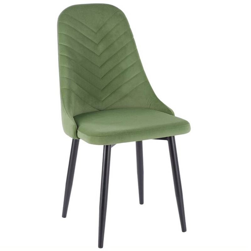 Стул Wijan Chair green Зеленый Черный в Омске | Loft Concept 