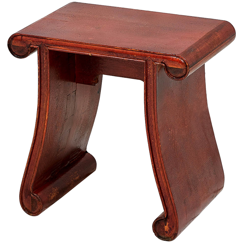 Табурет в китайском стиле Chinese Tabouret Red Красный в Омске | Loft Concept 