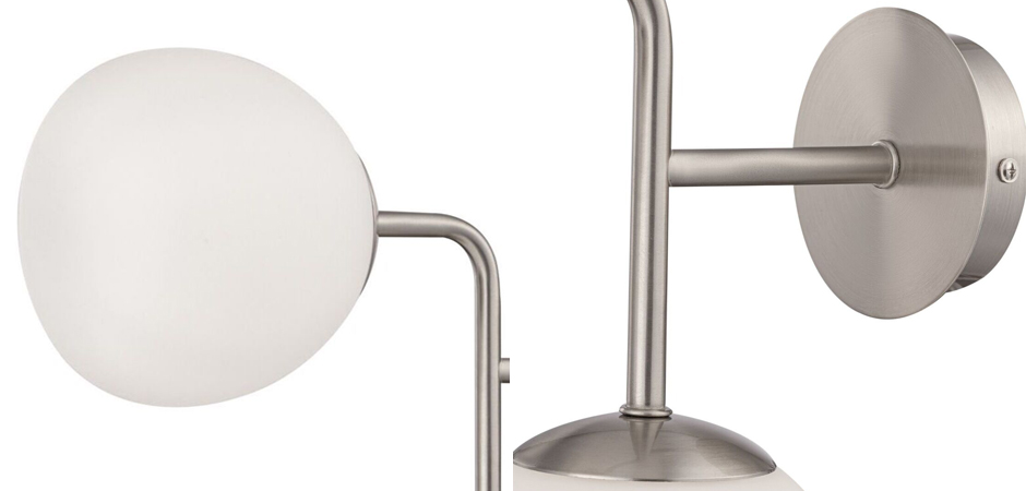 Бра Tiepolo Ball Sconces Double nickel Бра Tiepolo Ball Sconces Double nickel - Loft-Concept в Омске