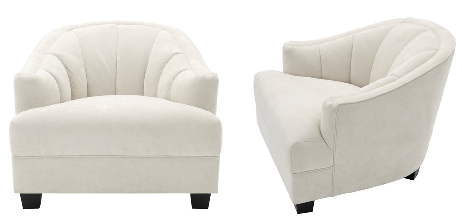 Кресло Eichholtz Chair Polaris Ecru Кресло Eichholtz Chair Polaris Ecru - Loft-Concept в Омске