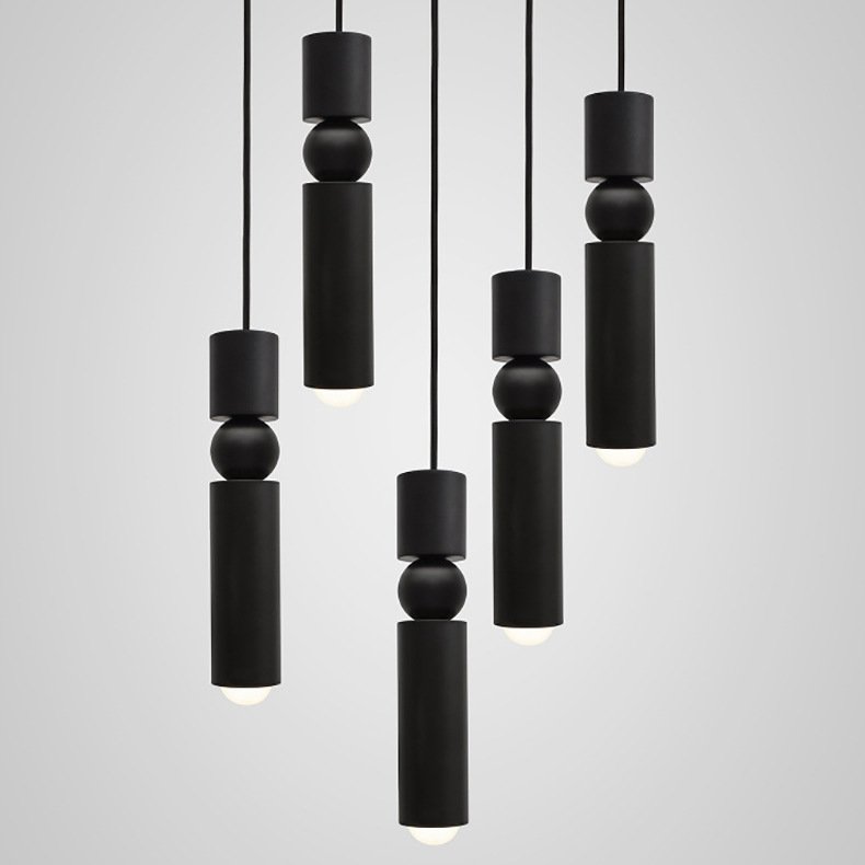 Подвесной светильник Fulcrum by Lee Broom Black Черный в Омске | Loft Concept 