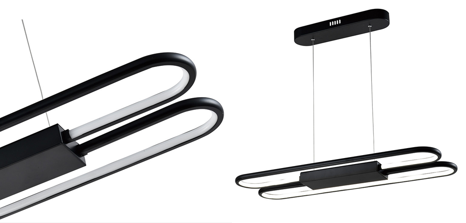 Светодиодная люстра Neoteric light Черная - Loft-Concept в Омске