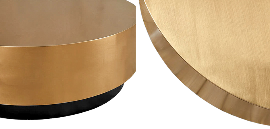 Кофейный столик Gold Washer Coffee Table Кофейный столик Gold Washer Coffee Table - Loft-Concept в Омске