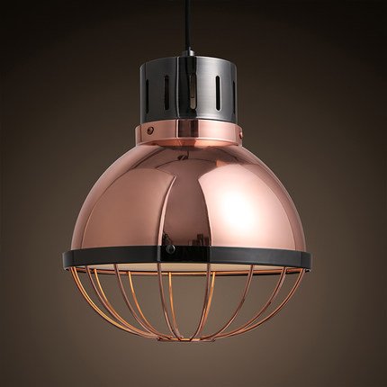 Подвесной светильник Ufo Copper Pendant Small Черный Медь в Омске | Loft Concept 