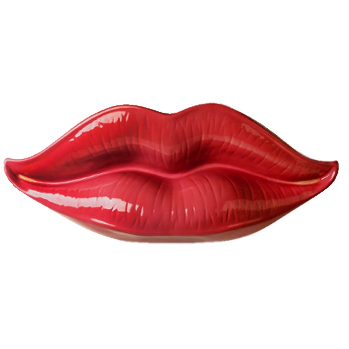 Настенный декор LIPS wall accessory RED Красный в Омске | Loft Concept 