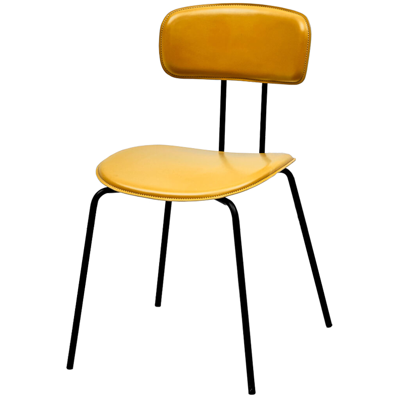 Стул Tyler Loft Stool yellow Желтый Черный в Омске | Loft Concept 