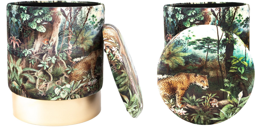 Пуф PUF Jungle Print lynx Пуф PUF Jungle Print lynx - Loft-Concept в Омске