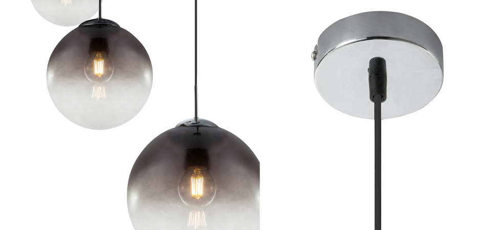 Светильник Ball Sunrise Pendant lamp smok 1 плафон Светильник Ball Sunrise Pendant lamp smok 1 плафон - Loft-Concept в Омске