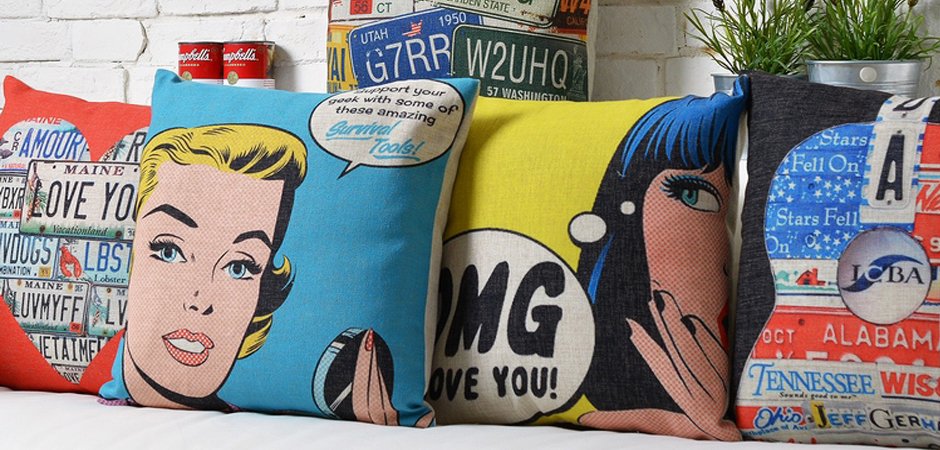 Декоративная подушка "i love you" - Loft-Concept в Омске