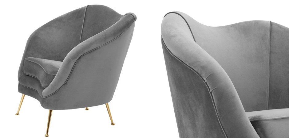 Кресло Eichholtz Chair Cambiano Grey Кресло Eichholtz Chair Cambiano Grey - Loft-Concept в Омске
