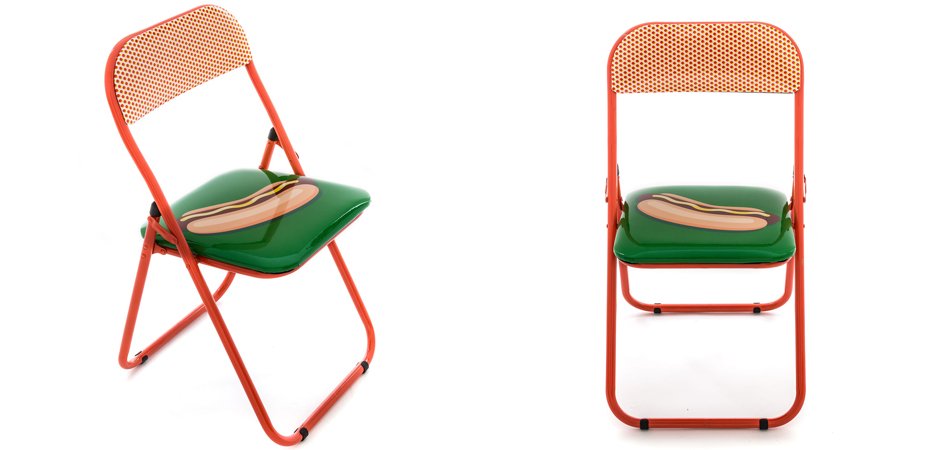 Стул Seletti Folding Chair Hot Dog Стул Seletti Folding Chair Hot Dog - Loft-Concept в Омске