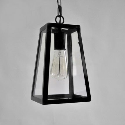 Подвесной светильник Loft Industrial Ortogonal pendant Black Черный в Омске | Loft Concept 