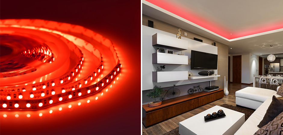 Светодиодная лента 4,8W/m 60LED/m 3528SMD красный 5M Светодиодная лента 4,8W/m 60LED/m 3528SMD красный 5M - Loft-Concept в Омске