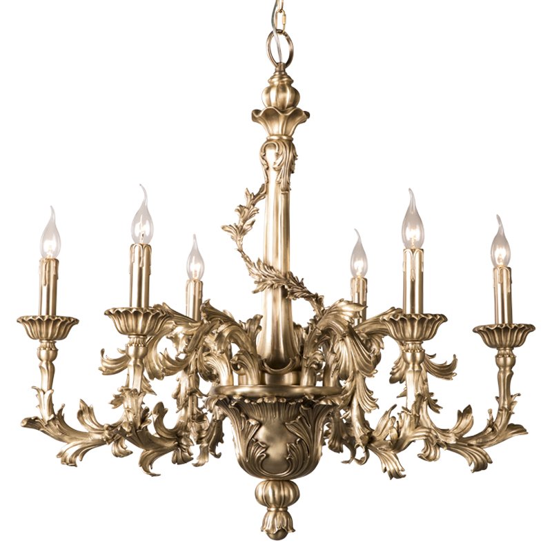 Люстра Baroque Chandelier Латунь в Омске | Loft Concept 