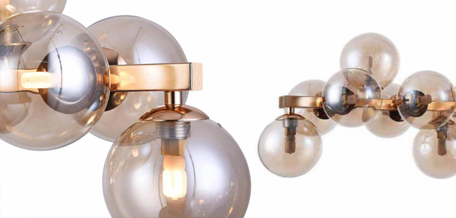 Люстра Berries Chandelier Rectangle Amber 120 Люстра Berries Chandelier Rectangle Amber 120 - Loft-Concept в Омске
