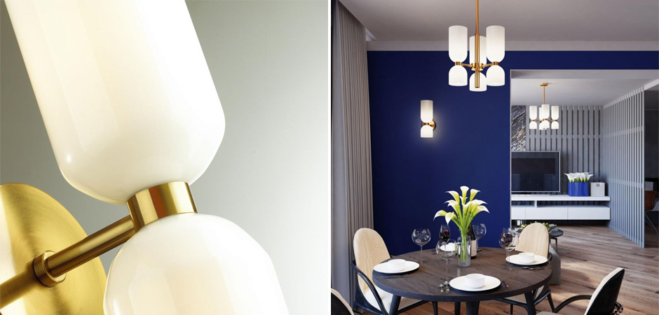 Бра Articolo Double Cup Золотое Бра Articolo Double Cup Золотое - Loft-Concept в Омске