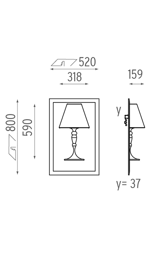 Настенный Светильник Flos Abajourd Hui Small Lampada da parete в Омске