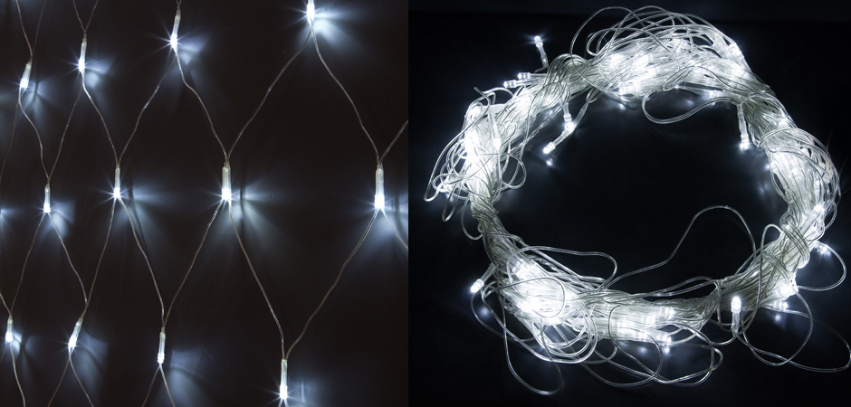 Гирлянда-Сетка Белым свет диодов - Loft-Concept в Омске