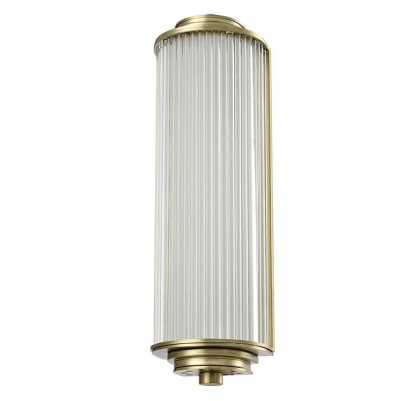 Бра Brion Glass TUBE Wall Lamp Brass Латунь Прозрачный (Transparent) в Омске | Loft Concept 