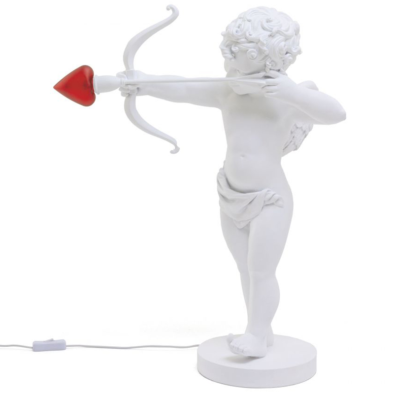 Настольная лампа Купидон со стрелой Seletti Cupid Lamp Белый в Омске | Loft Concept 