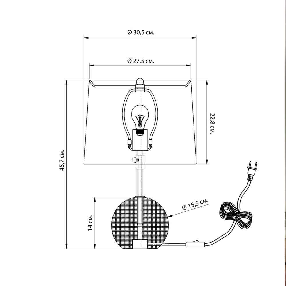 Настольная лампа на круглом основании из дерева Table Lamp Wood Настольная лампа на круглом основании из дерева Table Lamp Wood в Омске