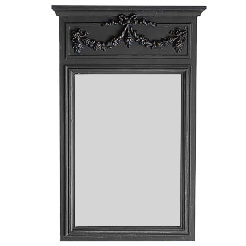 Зеркало Arcadie Mirror Black Винтажный черный в Омске | Loft Concept 