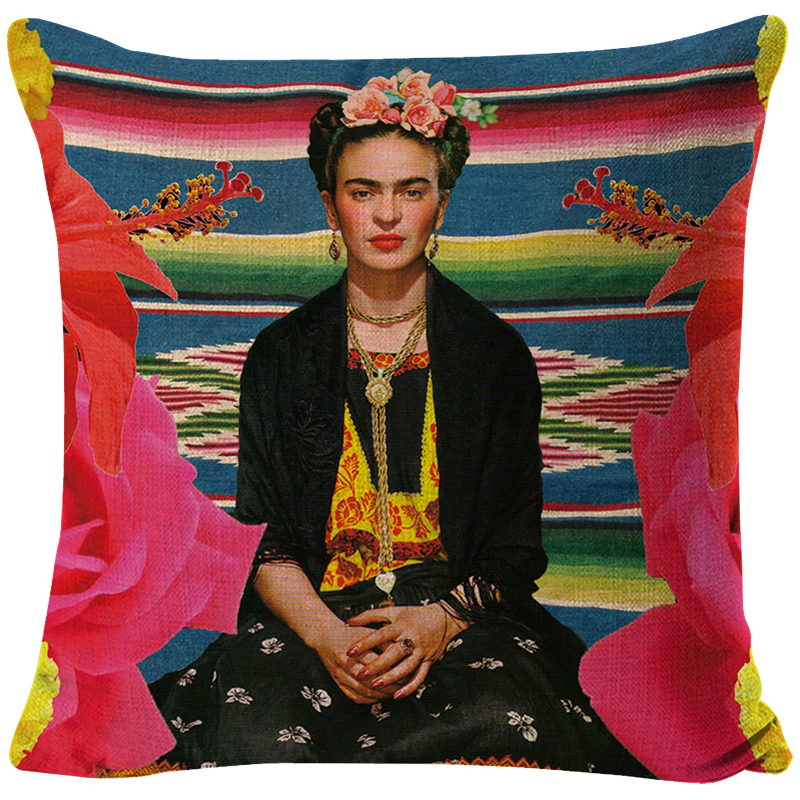 Декоративная подушка Frida Kahlo 6 Мульти в Омске | Loft Concept 