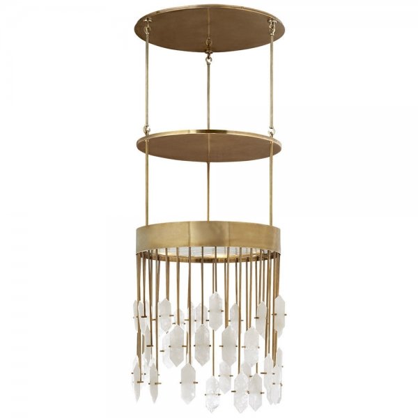 Люстра Kelly Wearstler Halcyon medium round chandelier Латунь в Омске | Loft Concept 