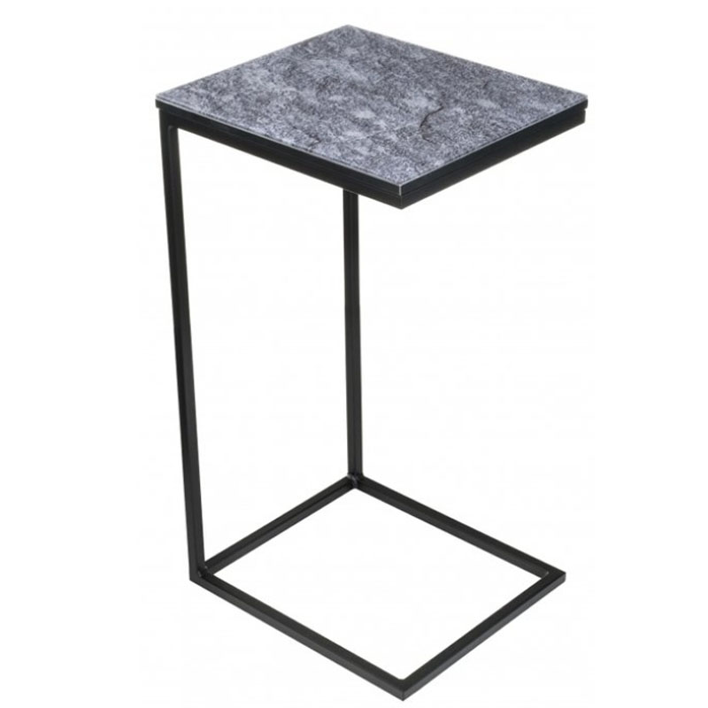 Приставной стол Zermatt Side Table gray Серый (Gray) в Омске | Loft Concept 