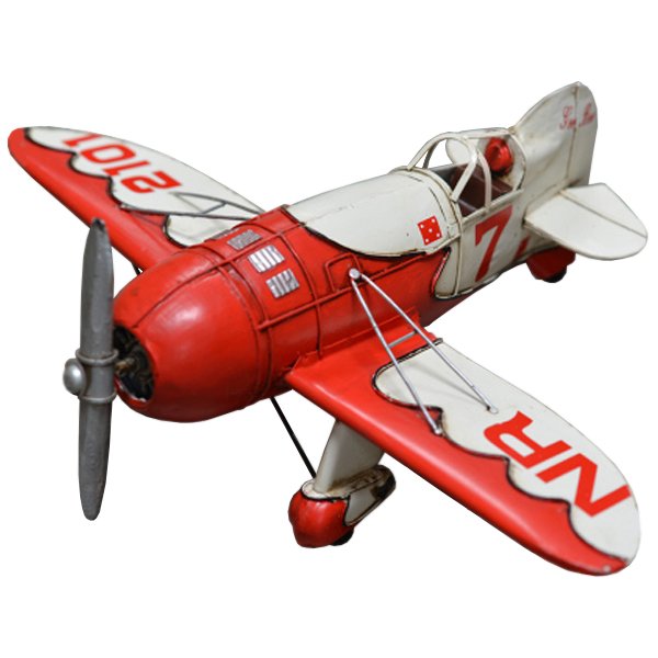 Модель самолета красный белый GEE BEE R-2 Красный Белый в Омске | Loft Concept 