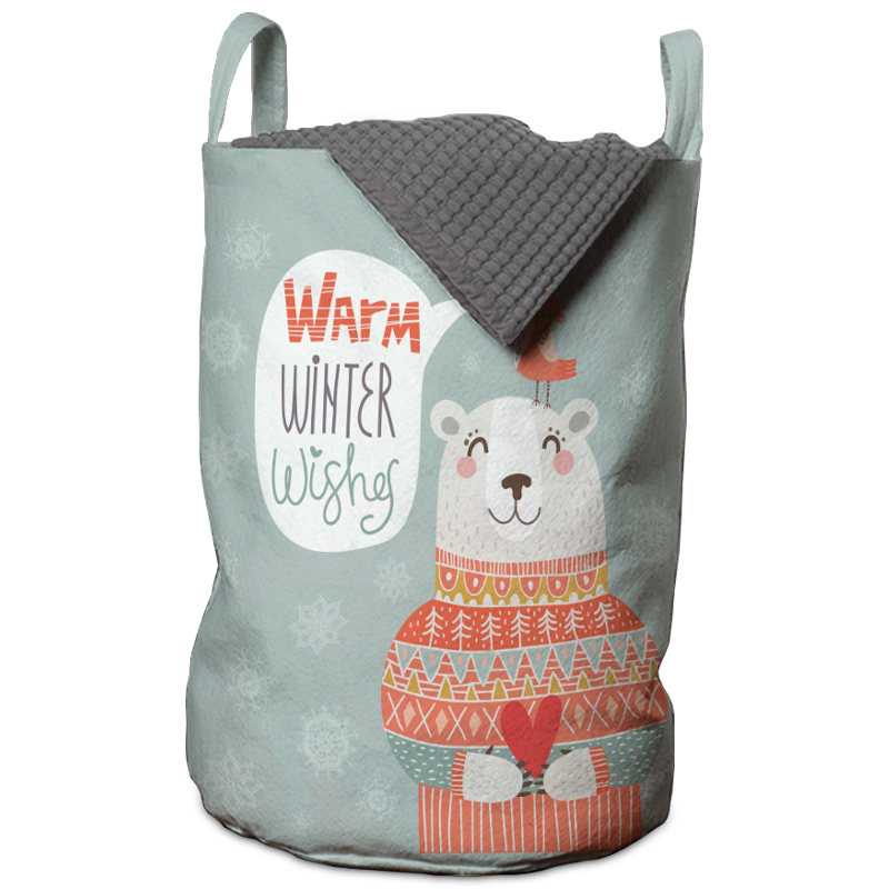 Корзина Warm winter wishes Basket Мульти в Омске | Loft Concept 