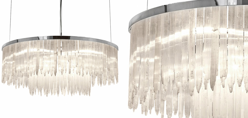 Люстра LAMP SELENITE MINI Nickel Oval Люстра LAMP SELENITE MINI Nickel Oval - Loft-Concept в Омске
