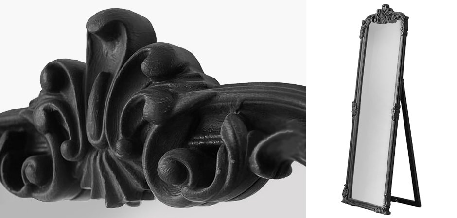 Напольное зеркало Valensole Black Напольное зеркало Valensole Black - Loft-Concept в Омске