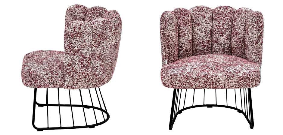 Кресло Noah Armchair cherry-white Кресло Noah Armchair cherry-white - Loft-Concept в Омске