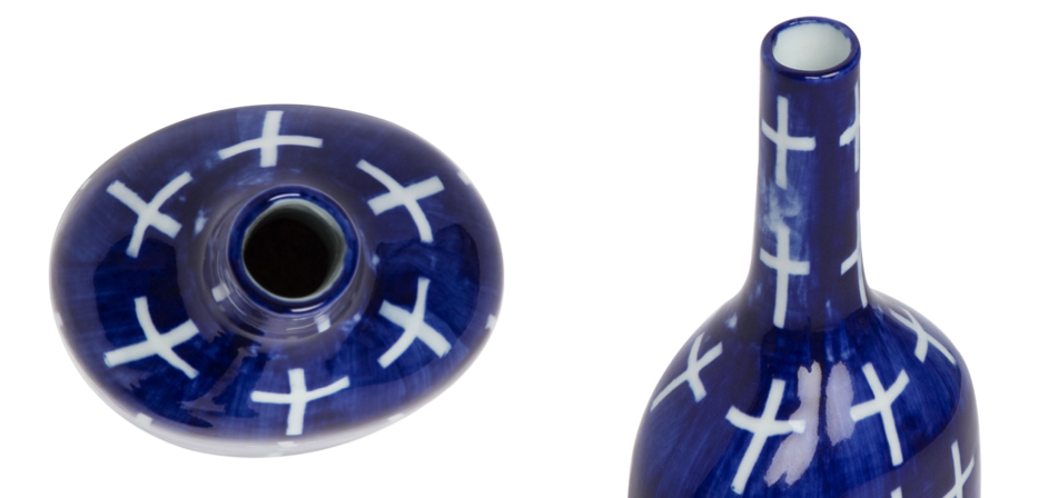 Ваза blue & white ornament Blue Bottle Ваза blue & white ornament Blue Bottle - Loft-Concept в Омске
