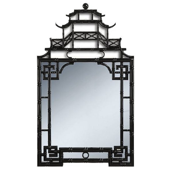 Зеркало Pagoda Mirror Black Черный в Омске | Loft Concept 