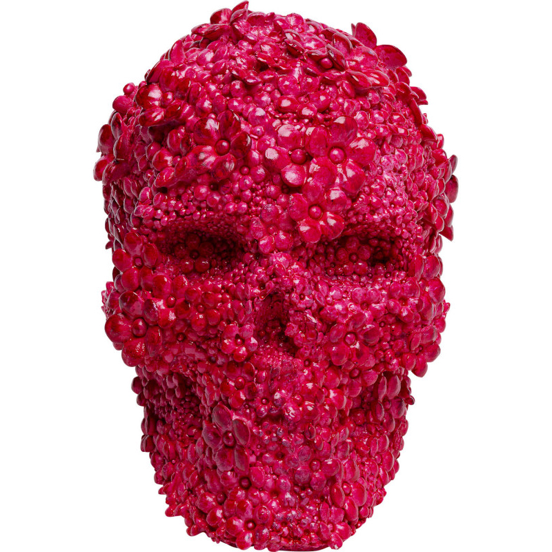 Копилка Pink Skull made of Flowers Малиновый (Crimson) в Омске | Loft Concept 