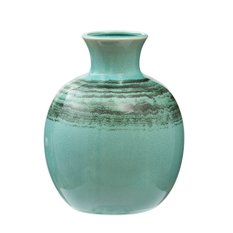 Ваза Ceramics Turquoise Vase Бирюзовый в Омске | Loft Concept 