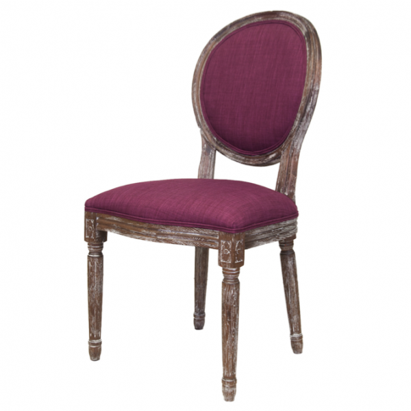 Стул French chairs Provence Violet Chair Фиолетовый Коричневый в Омске | Loft Concept 