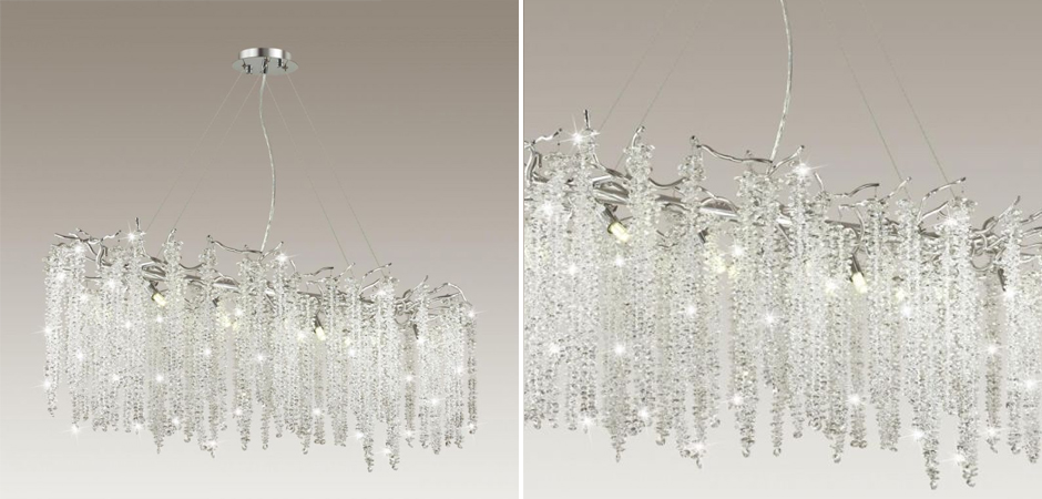 Люстра Fairy Tree Silver на 12 ламп Люстра Fairy Tree Silver на 12 ламп - Loft-Concept в Омске