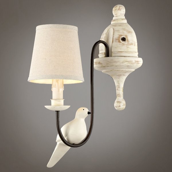 Бра Norman Bird Wall Lamp one ivory ( слоновая кость ) в Омске | Loft Concept 