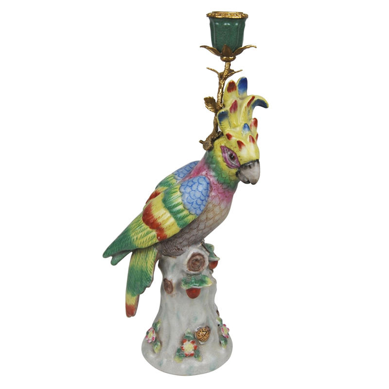 Подсвечник Corella Parrot Candlestick Мульти в Омске | Loft Concept 