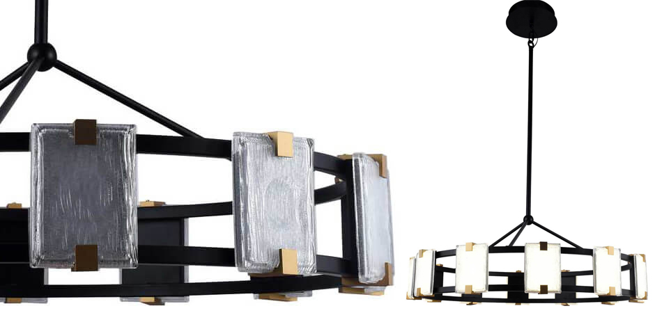 Люстра Rectangular Glass Plafon D85 Люстра Rectangular Glass Plafon D85 - Loft-Concept в Омске