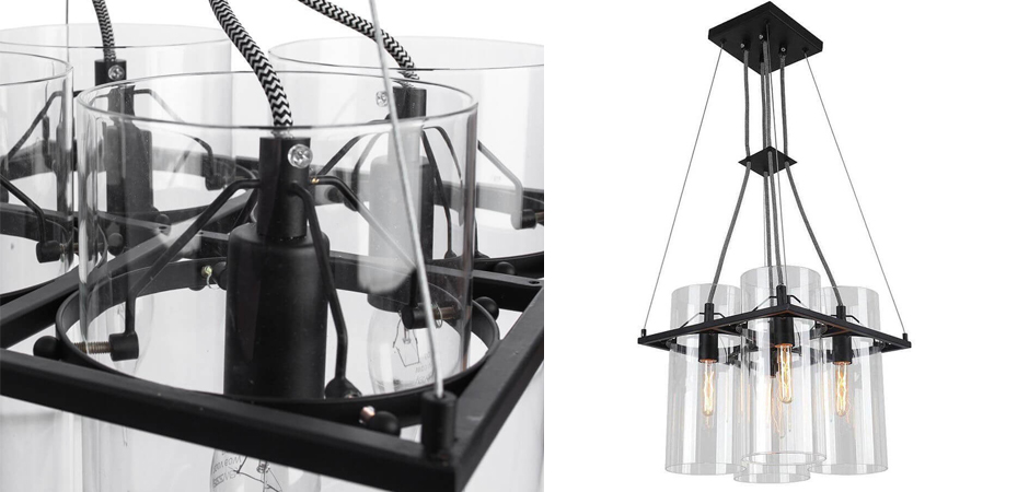 Люстра Glass Cylinder Chandelier Люстра Glass Cylinder Chandelier - Loft-Concept в Омске