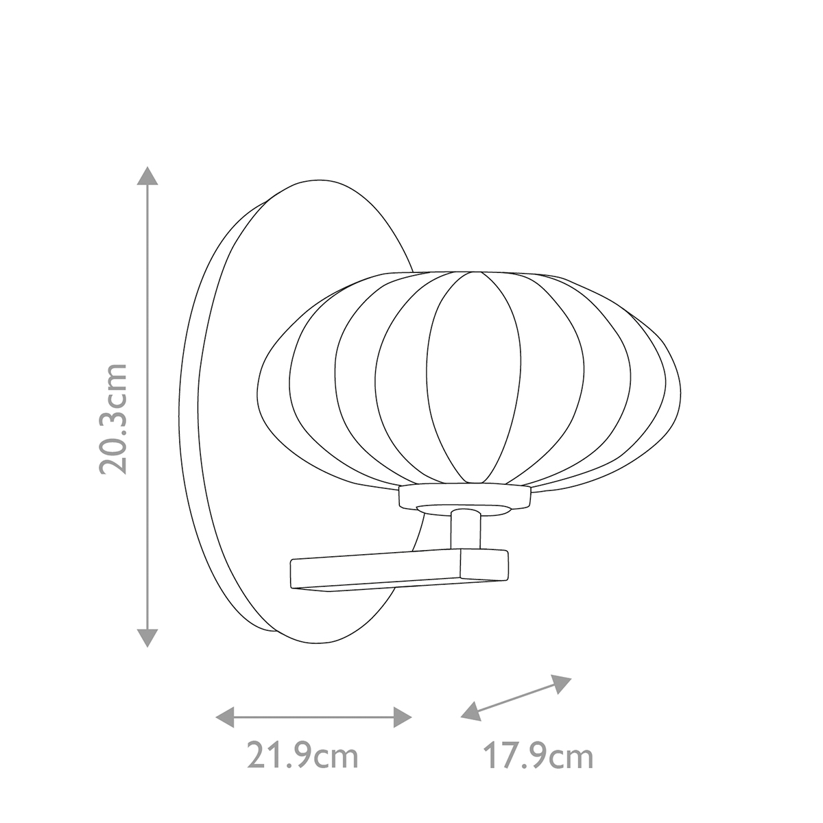  Бра с круглым плафон из матового белого стекла Kichler в Омске