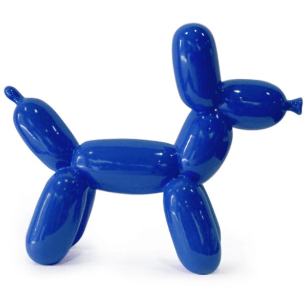 Статуэтка Jeff Koons Balloon Dog large Красный Черный Белый Желтый Синий в Омске | Loft Concept 