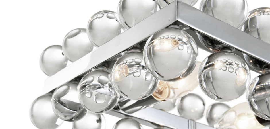 Sacramento Transparent Balls Rectangle Chandelier Sacramento Transparent Balls Rectangle Chandelier - Loft-Concept в Омске
